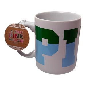 PINK Victoria’s Secret Giant Holiday Ceramic Mug 29.76 oz NWT